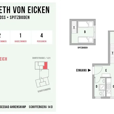 Διαμέρισμα Strandleben 12 - Elisabeth Von Eicken *